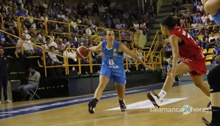 Vilaró, en el choque ante Gran Canaria | FOTO SALAMANCA24HORAS.COM