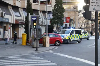 Colisión en la Puerta de Zamora.