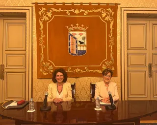 Elvira Sánchez y María Jesús Mancho