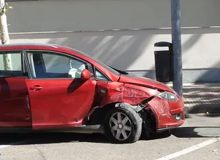 Accidente calle Río Miño