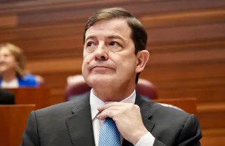 Archivo de Alfonso Fernández Mañueco una sesión de Debate | Foto: ICAL
