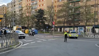 Foto de archivo. Policía Local y ambulancia en Federico Anaya