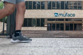 Fachada de un edificio de Muface, en Paseo de Juan XXIII, a 11 de octubre de 2024, en Madrid (España)
