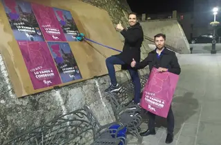 Pegada de carteles UPL