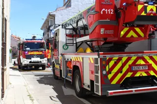 Incendio en un local de la calle Larga (1)
