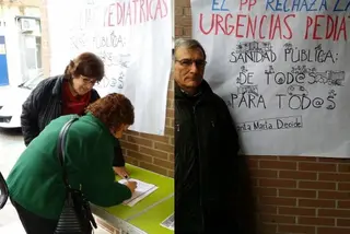 Los exconcejales del PSOE recogen firmas para reclamar el servicio de urgencias pediátricas