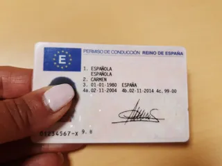 Permiso de conducción. Foto DGT