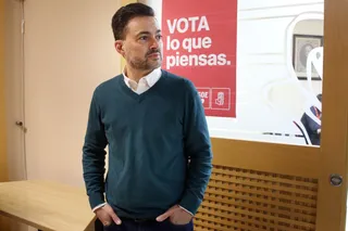 Votaciones de las elecciones primarias del PSOE de León; en la imagen, el candidato Javier Alfonso Cendón | Peio Garcí­a (ICAL)