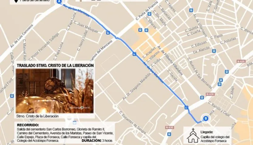Traslado Cristo de la liberación 2025