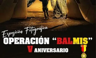 Cartel de la exposición fotográfica por el V Aniversario de la 'Operación Balmis' | Departamento de Comunicación del REI 11