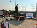 Obras en la zona del aparcamiento de la Basílica de Santa Teresa, en la calle Alcázar | Ayuntamiento de Alba de Tormes