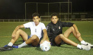 Willian y Wilson, cadetes del Ciudad Rodrigo. Foto ICAL.