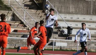 Imagen del duelo entre Salamanca CF UDS B y La Virgen.