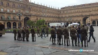 Película Amenábar Mientras dure la guerra Plaza Mayor (3)