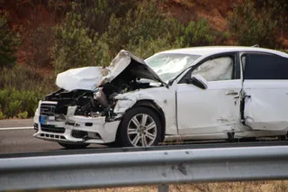 Accidente en Topas | FOTO ANDREA MATEOS