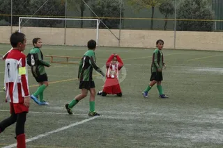 El frío y la lluvia, protagonistas en la jornada de fútbol base