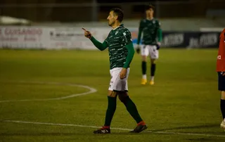 Carlos Rubén, ante el Real Ávila | FOTO CLUB DEPORTIVO GUIJUELO