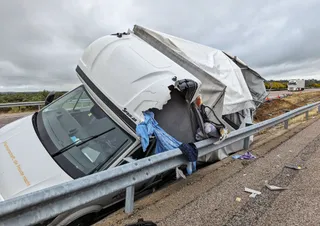 El hombre tuvo que ser trasladado en ambulancia de soporte vital básico hasta el Complejo Asistencial de Salamanca - Vicente/ICAL