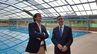 La piscina climatizada de Garrido se abrirá al público esta semana