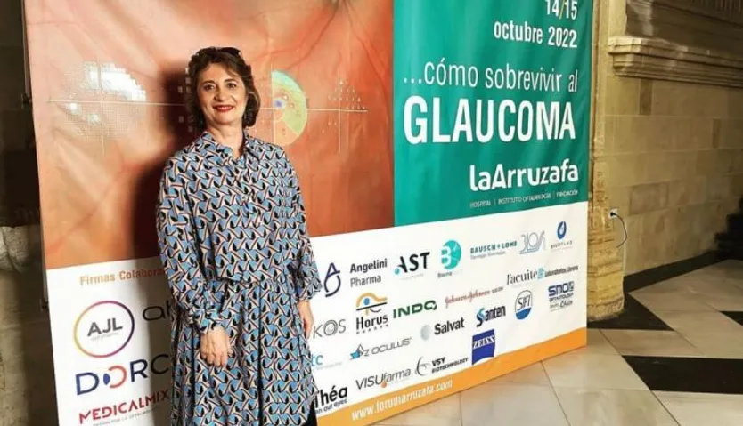 Isabel Jiménez, oftalmóloga en la sección de glaucoma en el Complejo Asistencial Universitario de Salamanca
