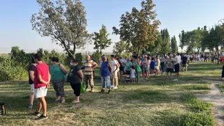 Merienda fin de fiestas de Villoruela. Foto de archivo
