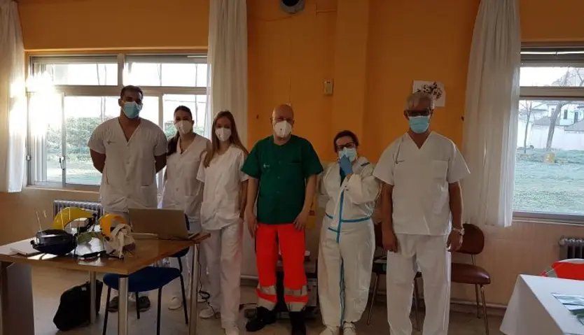 Vacunación COVID en la residencia de Ciudad Rodrigo