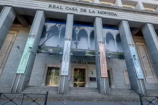 Fachada de la Fábrica Nacional de Moneda y Timbre. Foto Ricardo Rubio - Europa Press