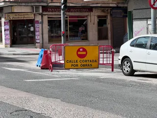 Cortes de tráfico en la carretera de Ledesma