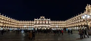 Iluminación de la Plaza Mayor de Salamanca