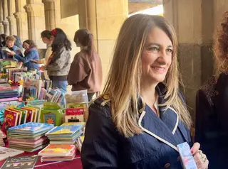 María Victoria Bermejo en la Feria del Libro de Salamanca