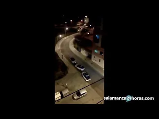 Movilización policial en la calle Maestro Lidón