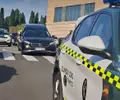 Uno de los coches fúnebres y los vehículos de la Guardia Civil, durante la despedida del agente Raúl en Salamanca. Guardia Civil