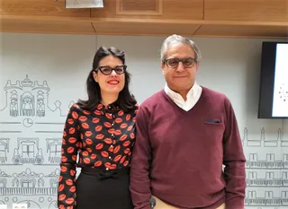 Virginia carrera y gabriel risco ganemos