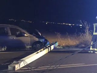 Accidente en la carretera de Cabrerizos