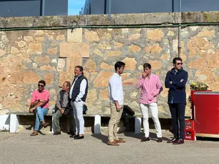 Ambiente durante el sorteo de los toros de Nuñez del Cuvillo, domingo, 18 de septiembre. Fotos S24H