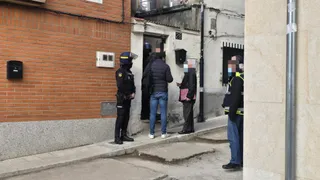 Intervención Policía Nacional calle de Santa Rosa de Lima