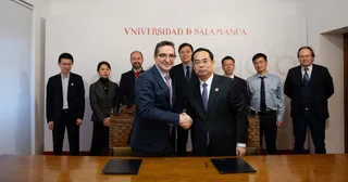 Las universidades de Salamanca y Politécnica del Noroeste de China estudian la colaboración en proyectos de ingeniería aeronáutica y ciencias ambientales