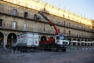 Obras en la Plaza Mayor