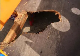 Carbajosa vandalismo en el parque La Charca