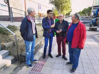 Jose Luis Mateos visita Garrido