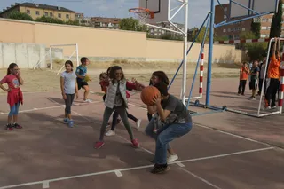 Día del deporte en la escuela.