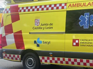 Foto de archivo de una ambulancia