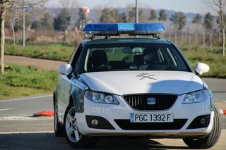 Foto de archivo coche Guardia Civil