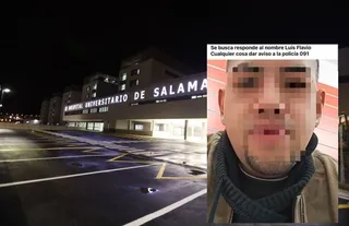 Se busca al autor, de origen sudamericano, que presuntamente apuñaló al joven que dejaron tirado en la puerta del hospital de Salamanca. Foto Facebook 'Peruanos en Salamanca' | S24H