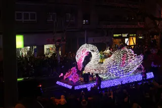 Ambiente en la Cabalgata de Reyes Magos en Salamanca