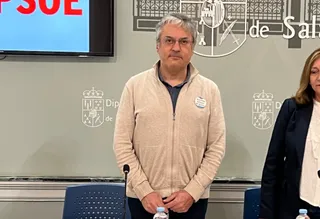 El portavoz socialista en la Diputación de Salamanca, Fernando Rubio