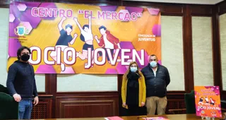 De izda. a dcha. Antonio Cámara Ana V Peralejo y José Ángel Castellanos