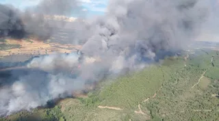 Incendio en Trabazos
