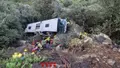 Imagen del autobús accidentado - BOMBERS DE LA GENERALITAT