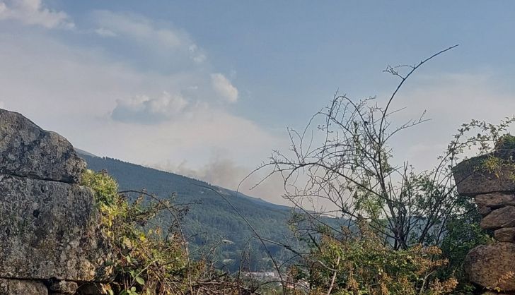 Incendio en Candelario